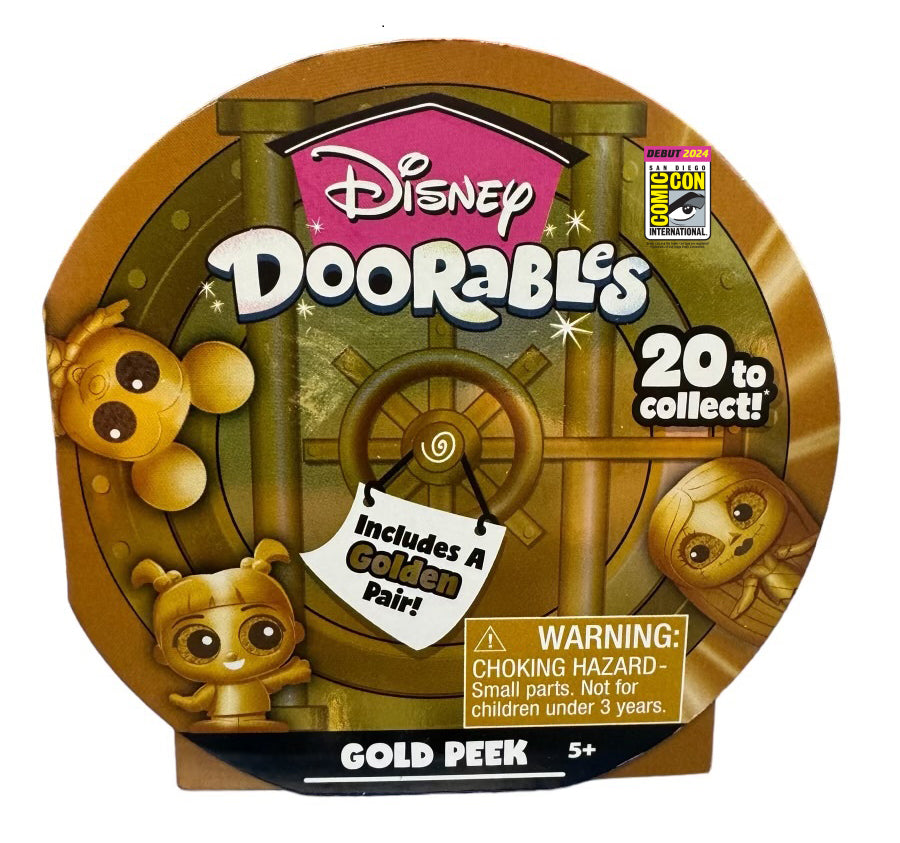 SDCC 2024 Disney Doorables Gold Collector Peek (UCC Distributing Excl