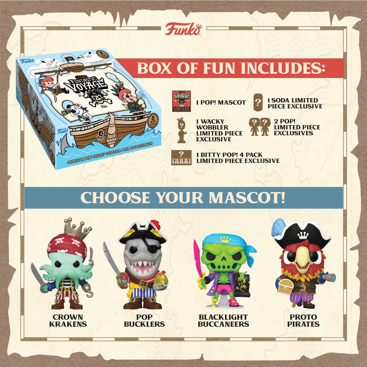 Funko Fundays 2024 Box of Fun (Online Box)