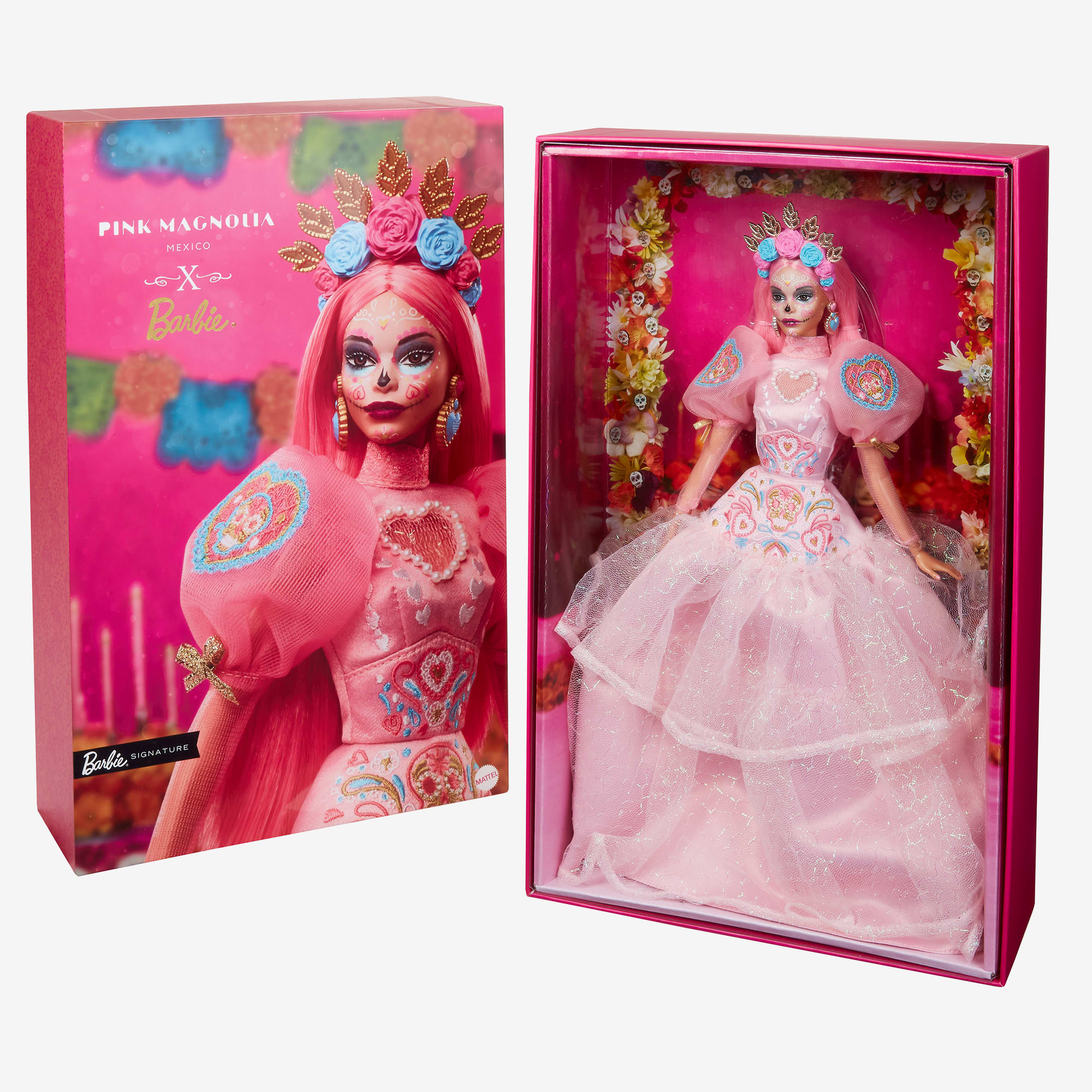2023 Dia De Muertos Barbie x Pink Magnolia Doll