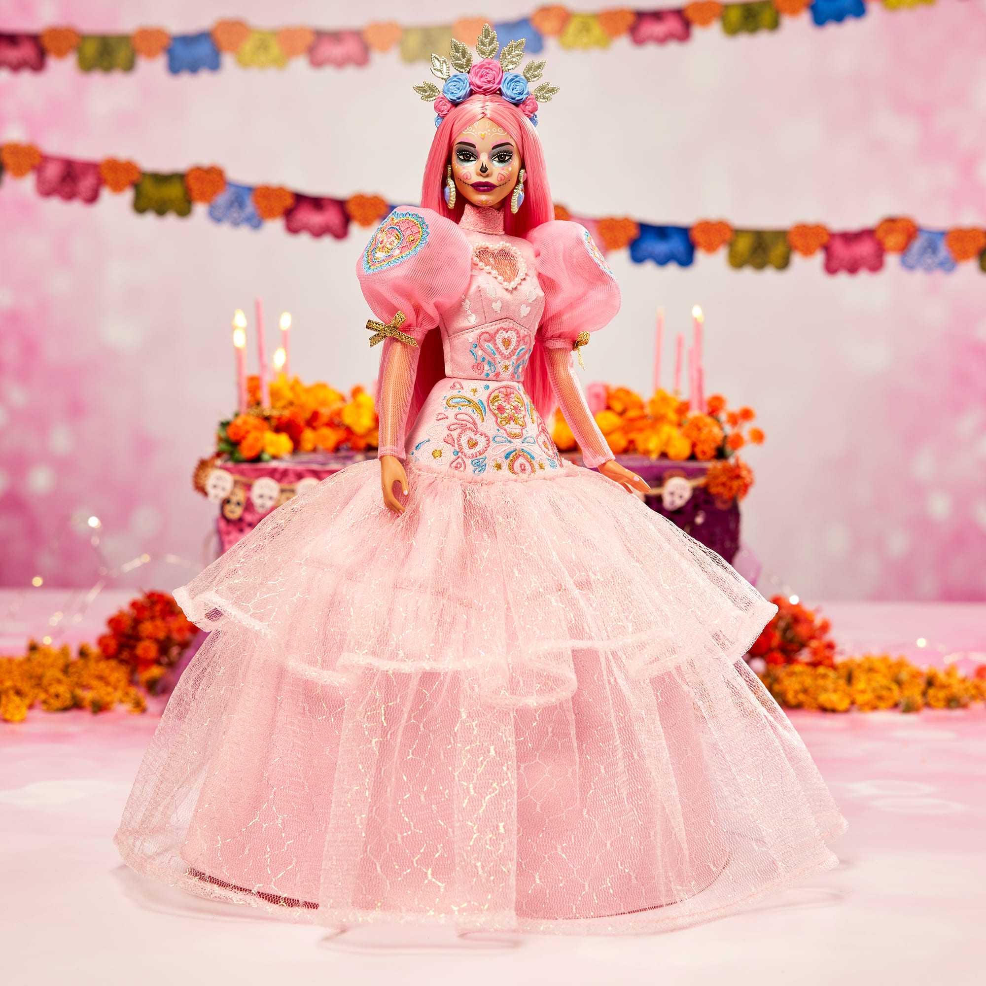 2023 Dia De Muertos Barbie x Pink Magnolia Doll