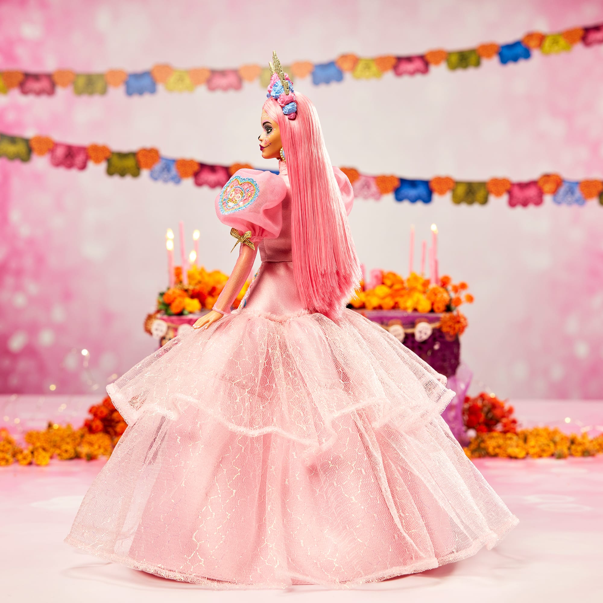 2023 Dia De Muertos Barbie x Pink Magnolia Doll