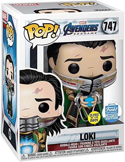 Avengers Endgame - Loki w/Tesseract (Funko Shop Exclusive Sticker