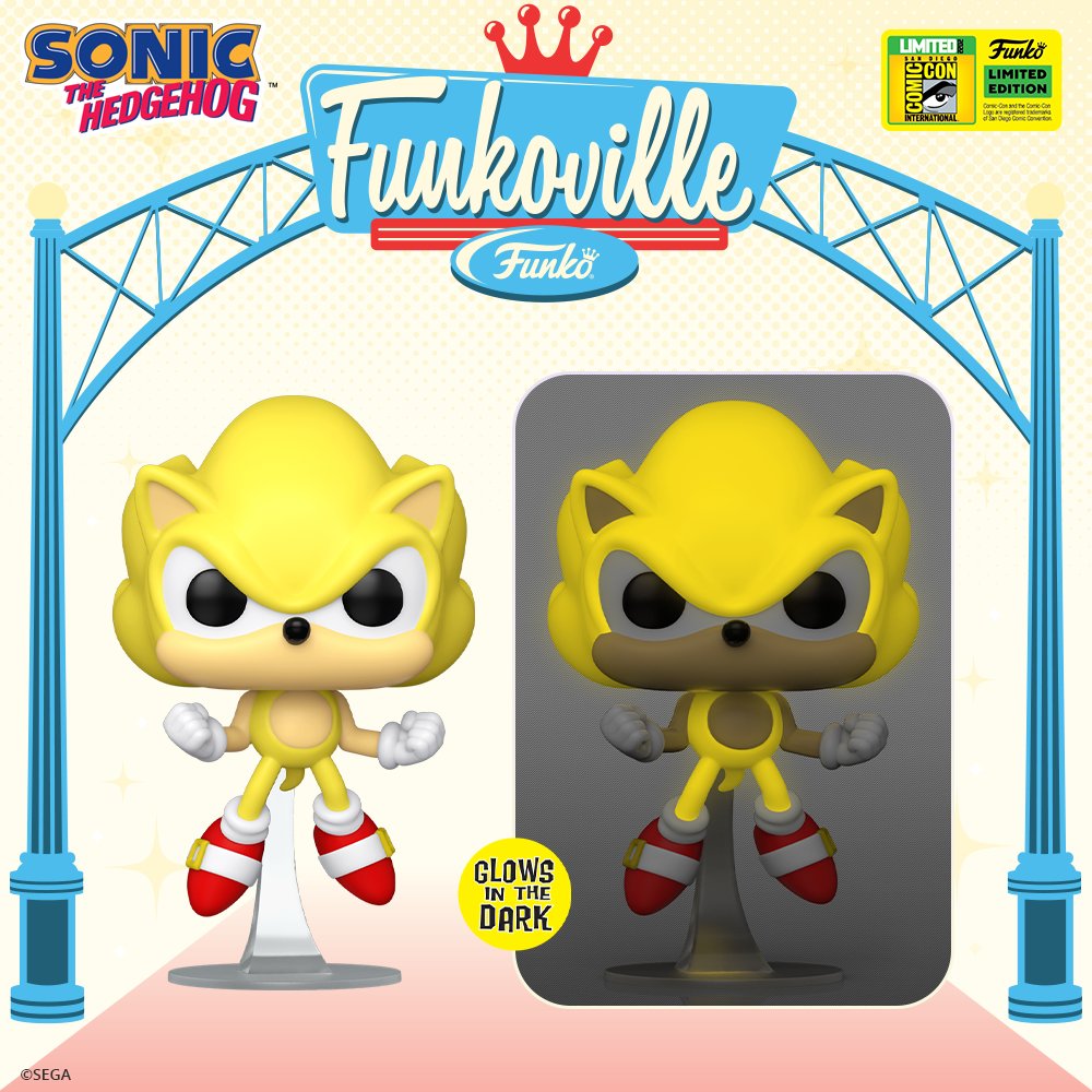 Funko Pop! Games: Sonic- Super Sonic First Appearance​ Vinyl
