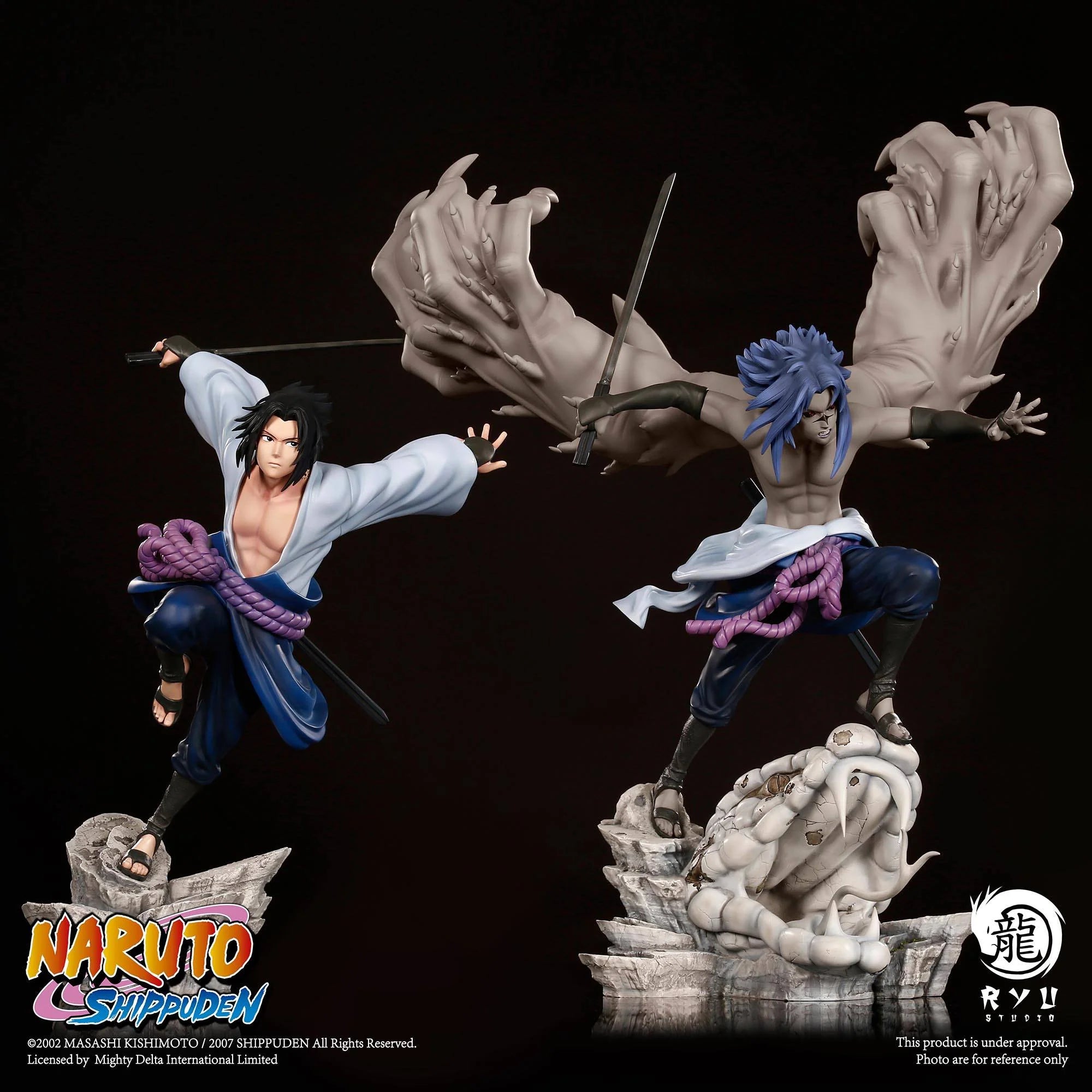 Naruto Shippuden - Ryu Studio - Sasuke Resin Double Statue 1/6 Scale