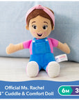 Ms. Rachel 11-Inch Cuddle and Comfort Plush Doll for Ages 6 Months to 3 Years