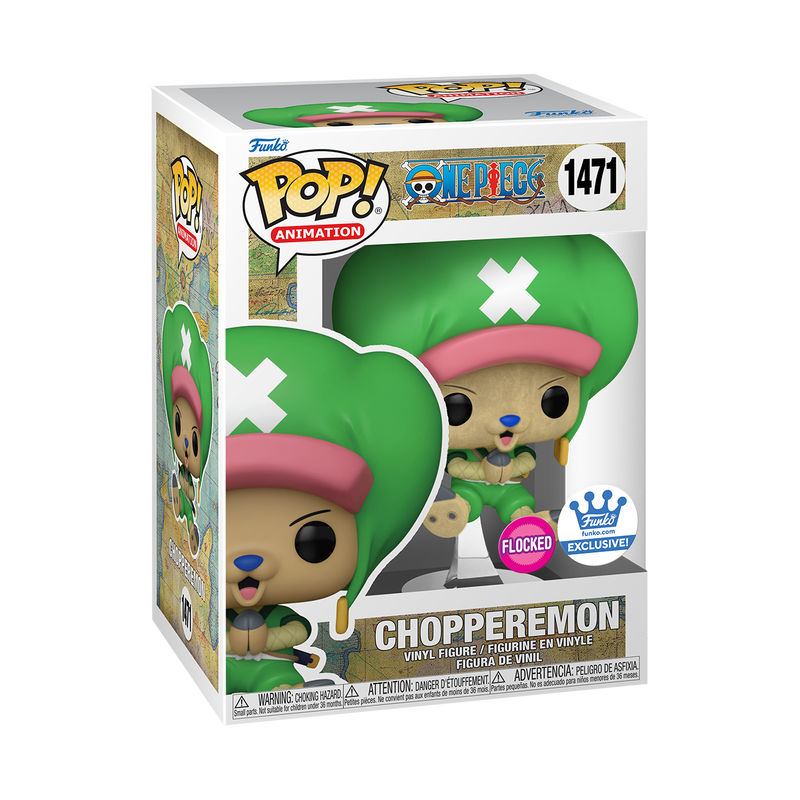PRE-ORDER POP! Animation: One Piece - Choppermon in Wano Outfit (Flocked) Funko Shop Exclusive