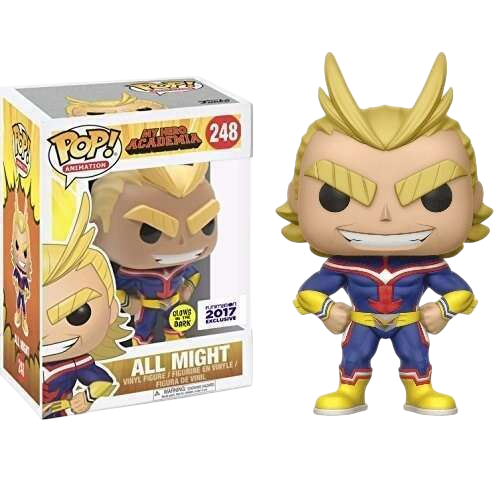 POP! Animation: My Hero Academia - All Might (Glow) 2017 Funimation Exclusive
