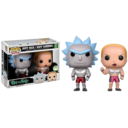 POP! Animation - Buff Rick / Buff Summer (2-Pack) [Spring Convention]