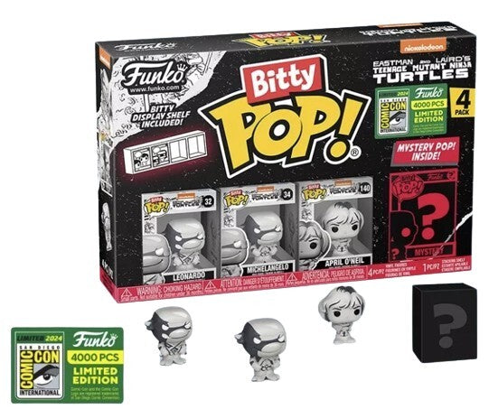 'POP! Bitty: TMNT - Eastman and Laird''s Teenage Mutant Ninja Turtles (4-Pack) Series 1 (Leonardo)'