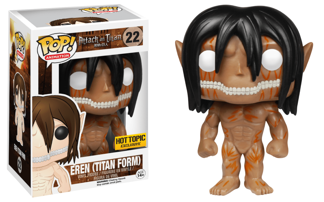 POP! Animation - Eren (Titan Form) Hot Topic Exclusive