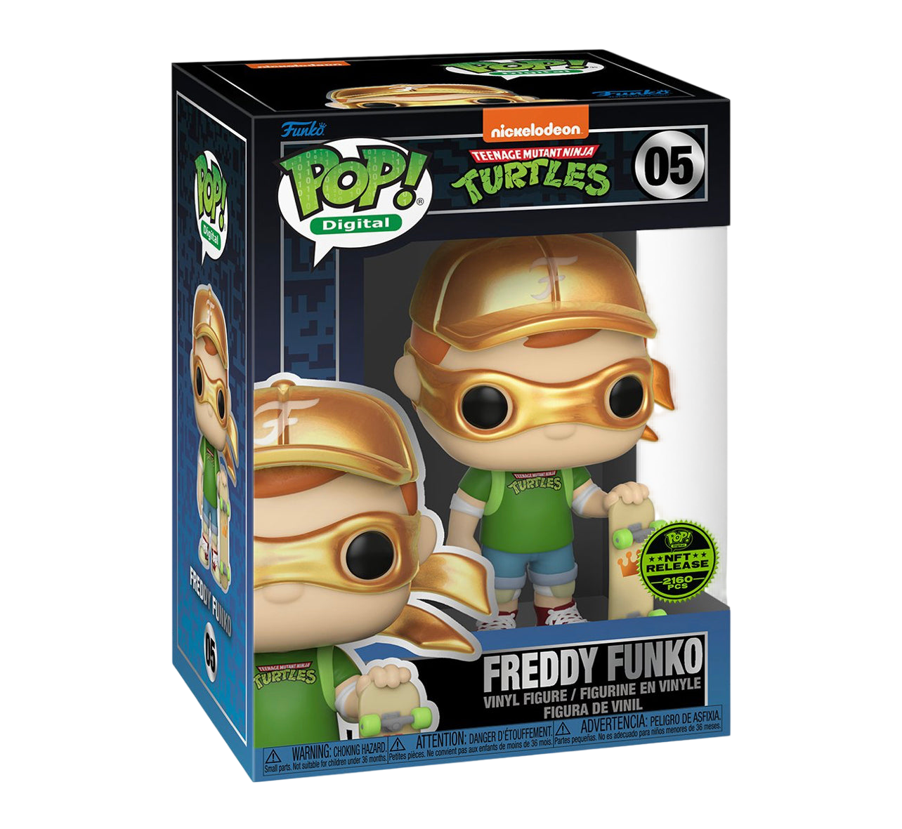 POP! NFT Television: Teenage Mutant Ninja Turtles - Freddy Funko TMNT (NFT Royalty) 2160 Pcs.