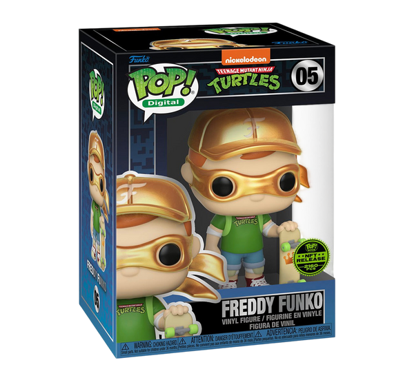 POP! NFT Television: Teenage Mutant Ninja Turtles - Freddy Funko TMNT (NFT Royalty) 2160 Pcs.
