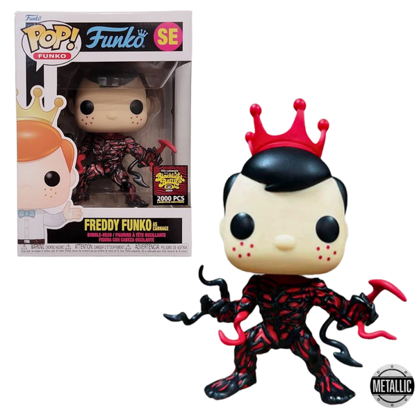 POP! Fundays 2022 - Freddy Funko as Carnage (Metallic) 2000 Pcs.