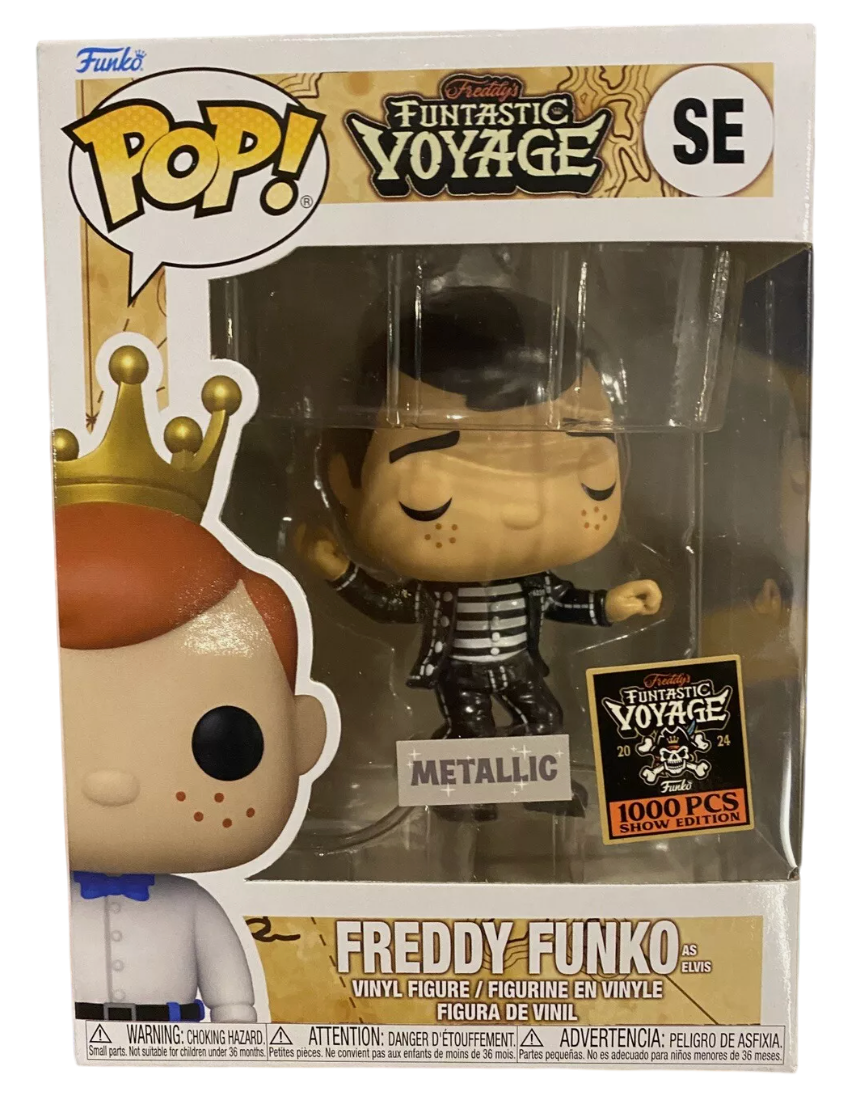 POP! Fundays 2024 - Freddy Funko as Elvis (Metallic) 1000 Pcs.