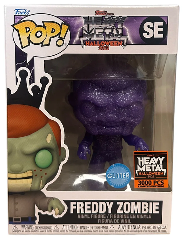 POP! Heavy Metal Halloween 2023 - Freddy Zombie (Purple) Glitter