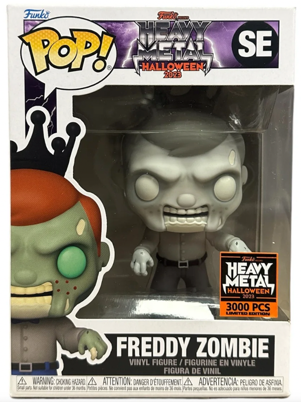 POP! Heavy Metal Halloween 2023 - Freddy Zombie (Black and White)