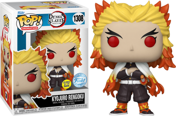 POP! Animation: Demon Slayer: Kimetsu no Yaiba - Kyojuro Rengoku (Glow)