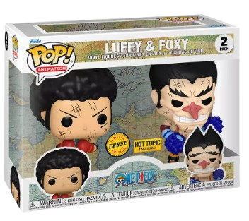 POP! Animation: One Piece - Luffy & Foxy (Chase) Hot Topic Exclusive