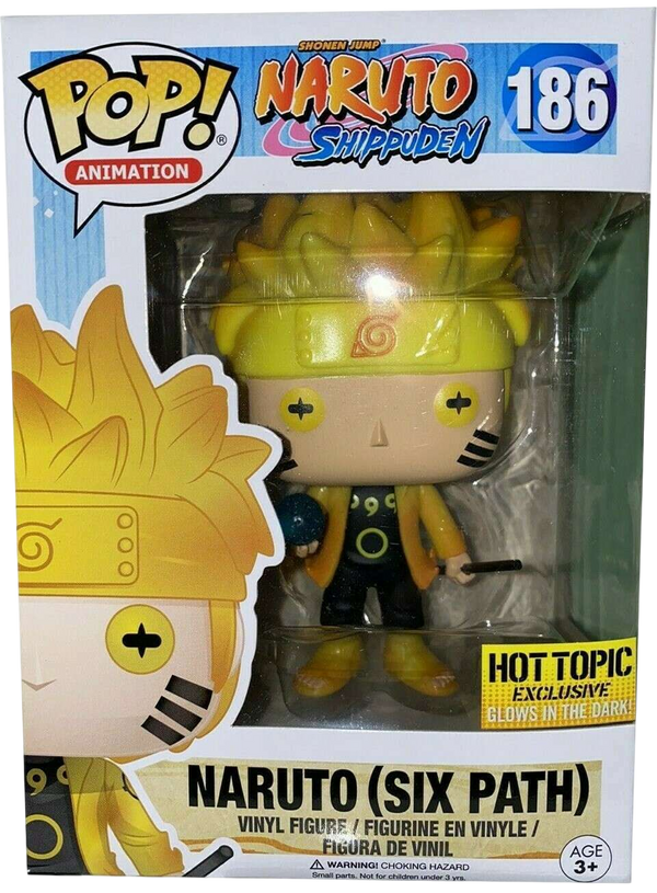 POP! Animation: Naruto Shippuden - Naruto (Six Path) - Hot Topic 'Glow In The Dark' Sticker