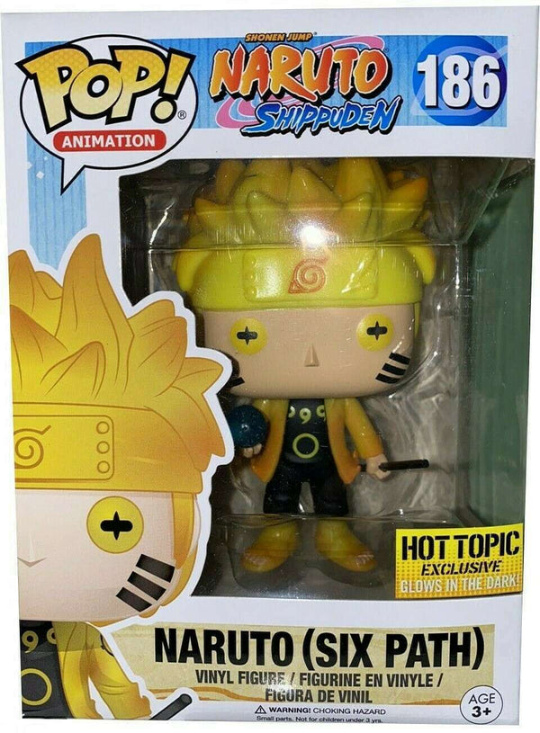 'POP! Animation: Naruto Shippuden - Naruto (Six Path) - Hot Topic ''Glow In The Dark'' Sticker'