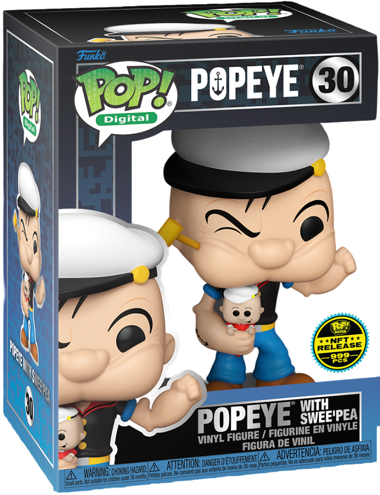 POP! NFT - Popeye With Swee&#39;Pea 999 Pcs.