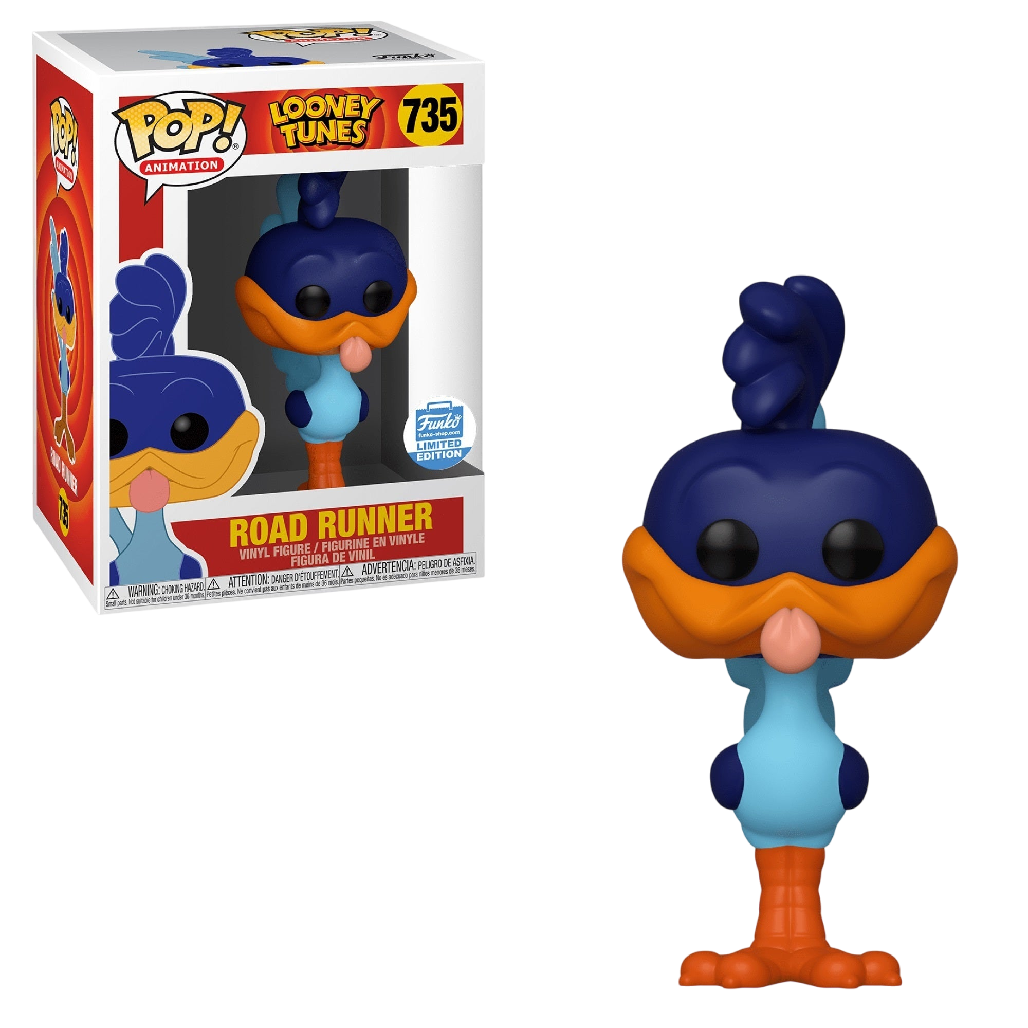 POP! Animation: Looney Tunes - Road Runner (Funko Shop Exclusive)