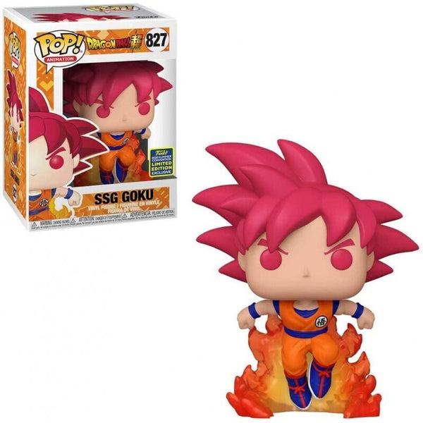 POP! Animation: Dragon Ball Z - SSG Goku w/ Flames (Summer Convention 2020 Exclusive)