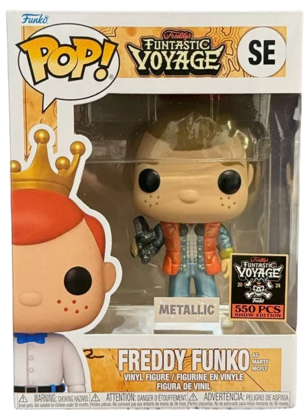 POP! Fundays 2024 - Freddy Funko as Marty McFly (Metallic) 550 Pcs.