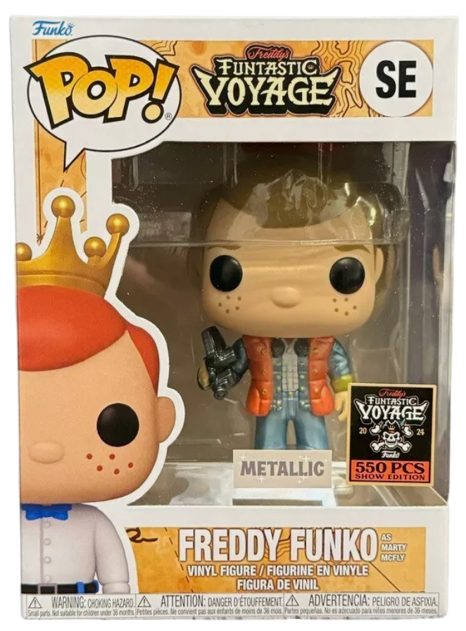 POP! Fundays 2024 - Freddy Funko as Marty McFly (Metallic) 550 Pcs.