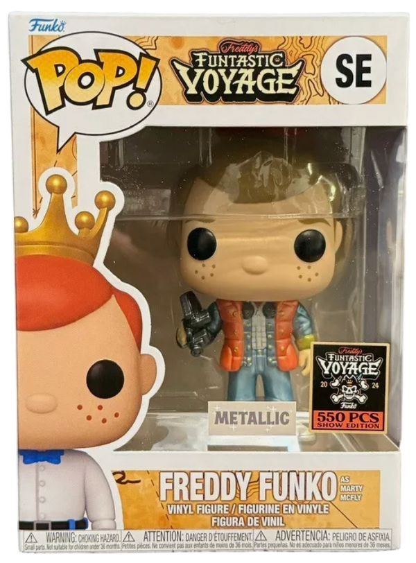 POP! Fundays 2024 - Freddy Funko as Marty McFly (Metallic) 550 Pcs.