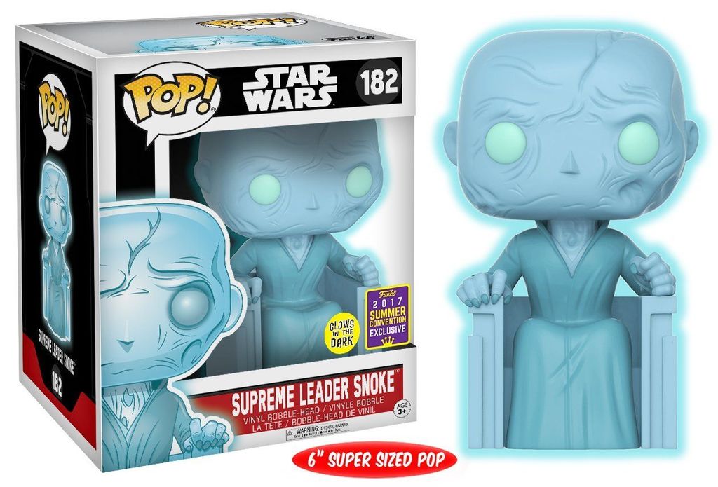 Funko POP! Movies: Star Wars - Snoke (Holographic) 6-inch SDCC 2017