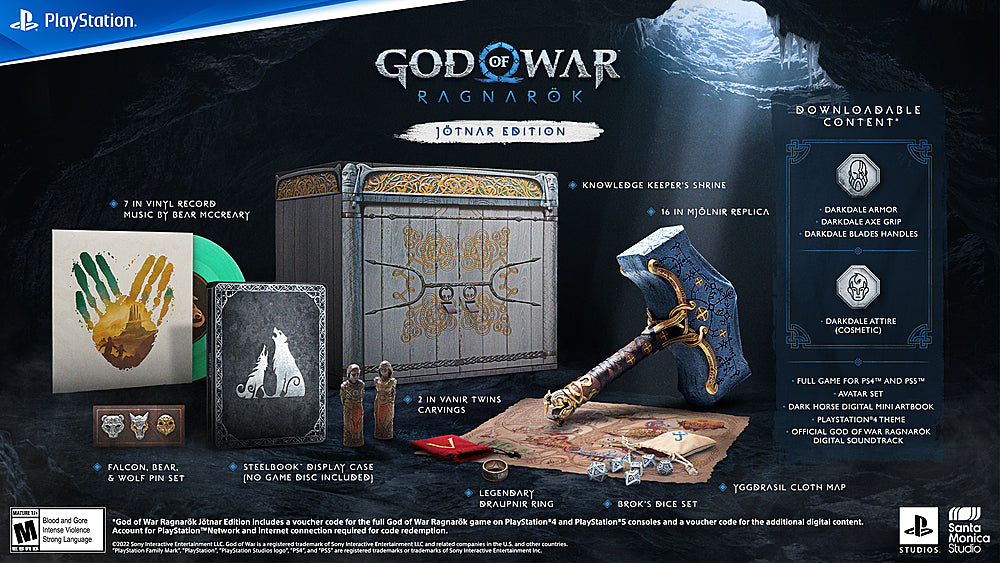 God of War Ragnarok: Jotnar Edition - PS5/ PS4 Entitlements