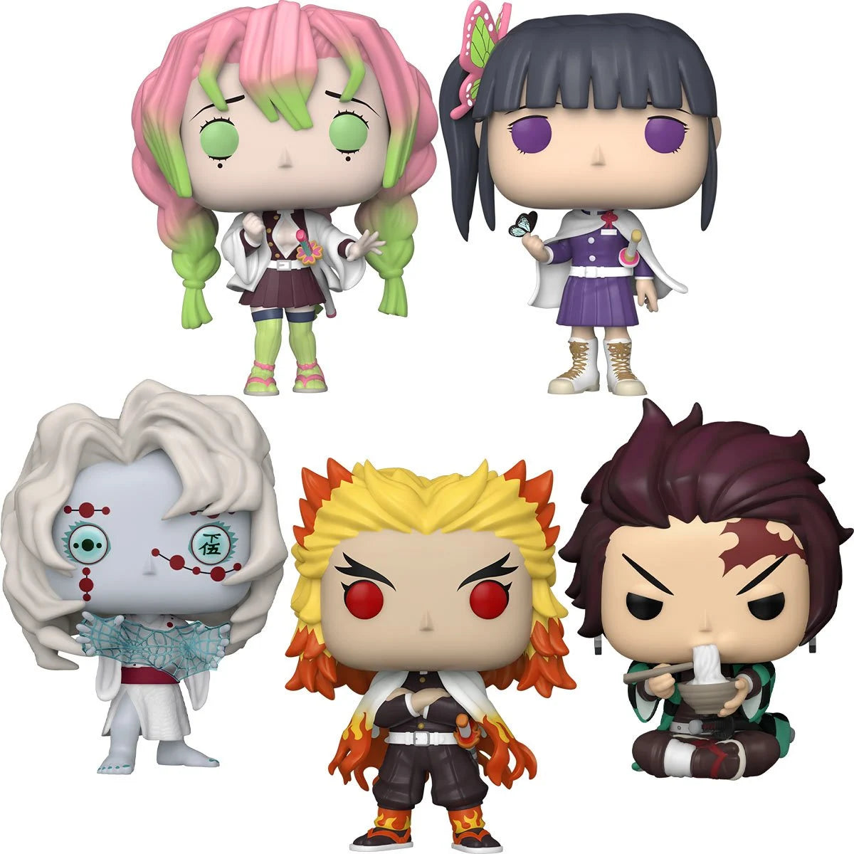 Demon Slayer: Kimetsu no Yaiba Animation Funko Pop! Bundle (Set of 5  Figures)