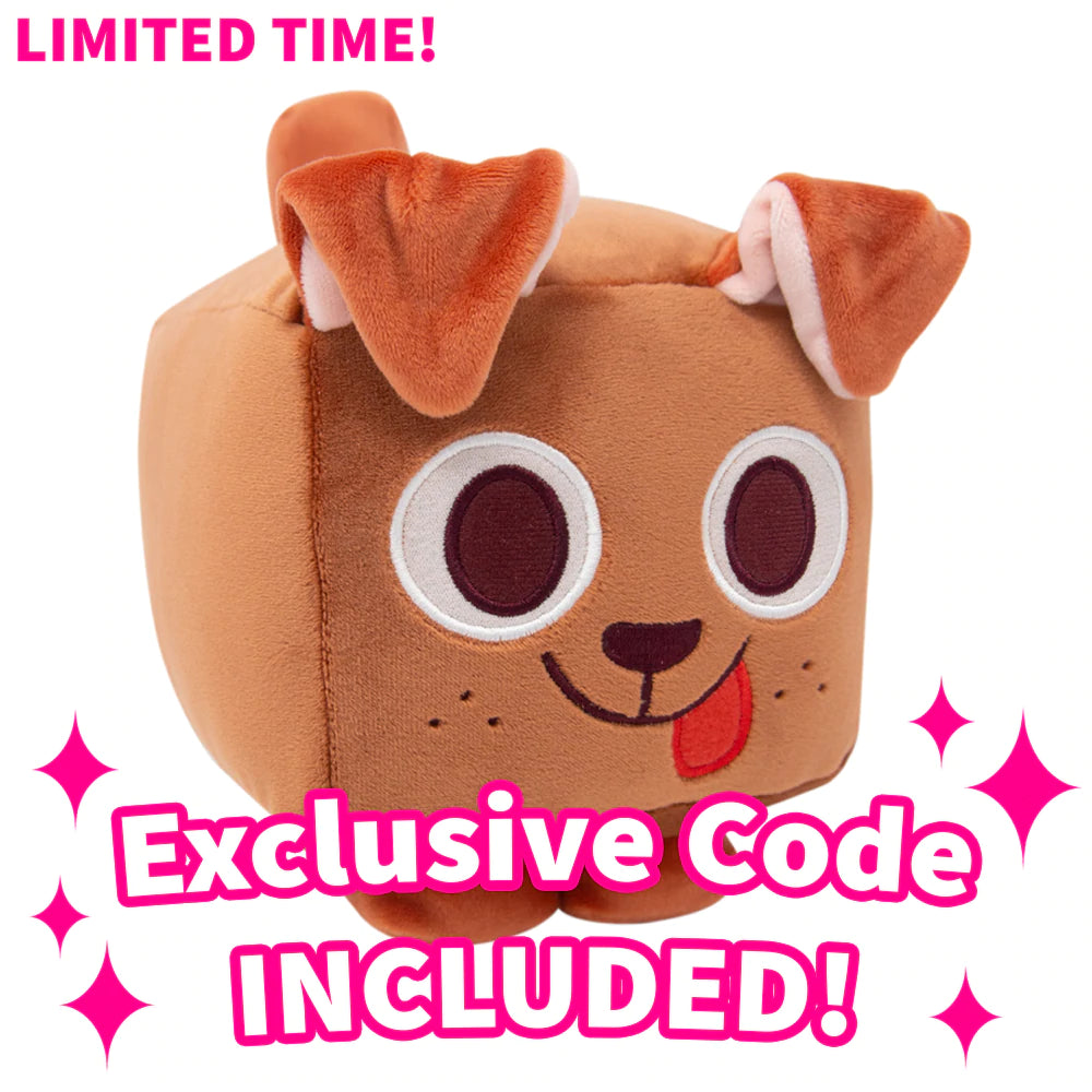 Pet Simulator X - Dog Plush (Includes Exclusive Redeemable Code) FREE SHIPPING!