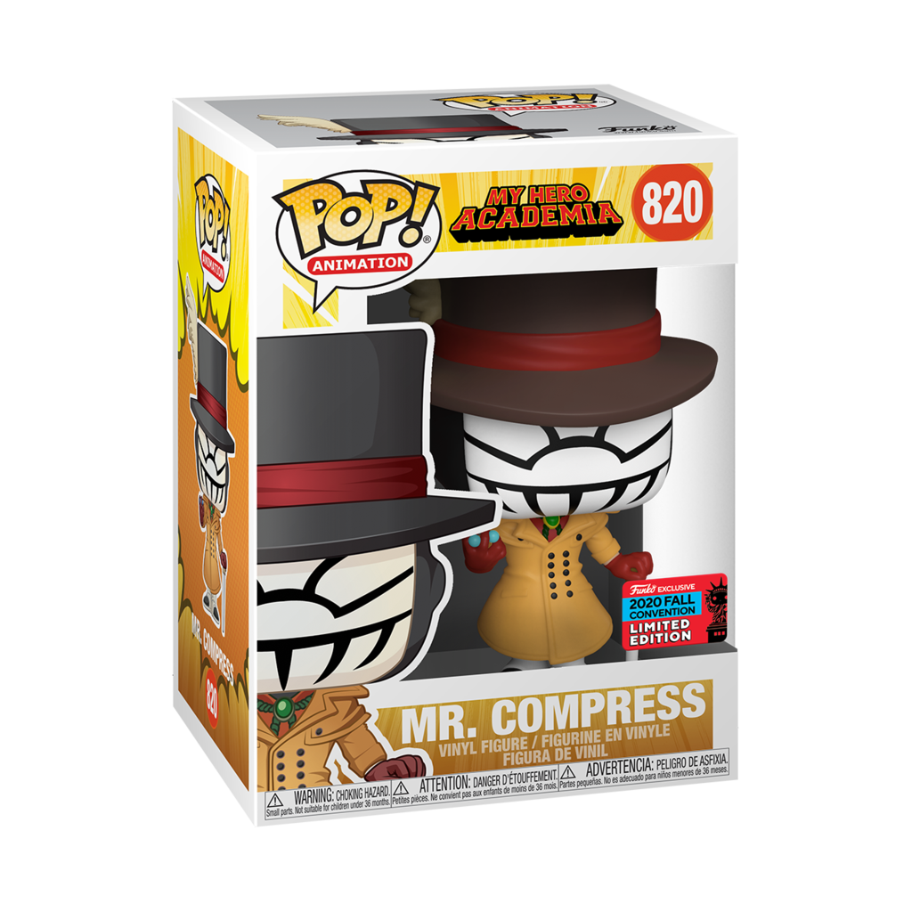 POP! Animation: My Hero Academia - Mr. Compress NYCC 2020 Exclusive (Shared Sticker)