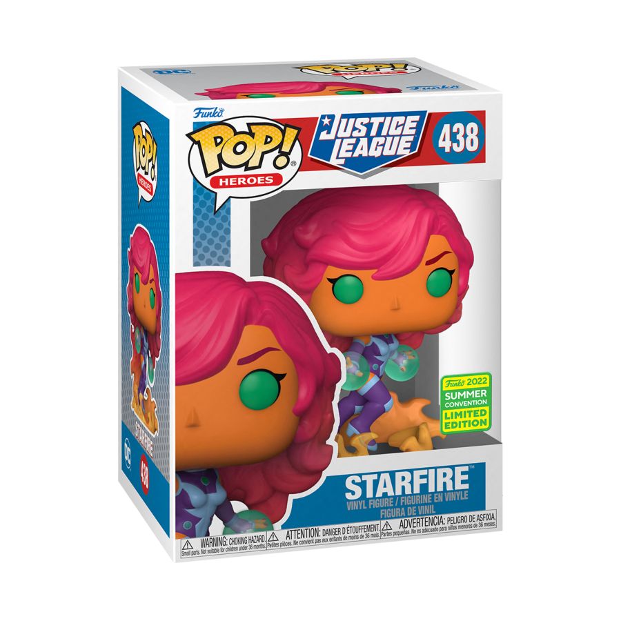 POP! Heroes: Justice League - Starfire (SDCC 2022 Shared Sticker)