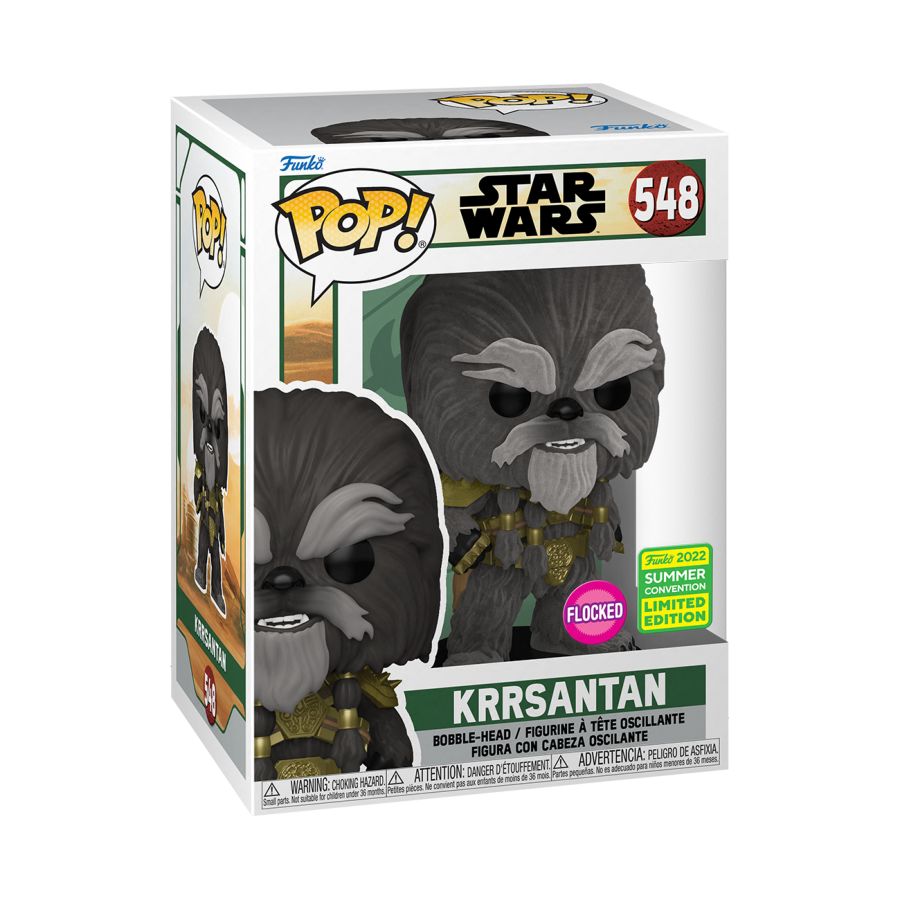 POP! Star Wars: Krrsantan (Flocked) (SDCC 2022 Shared Sticker)