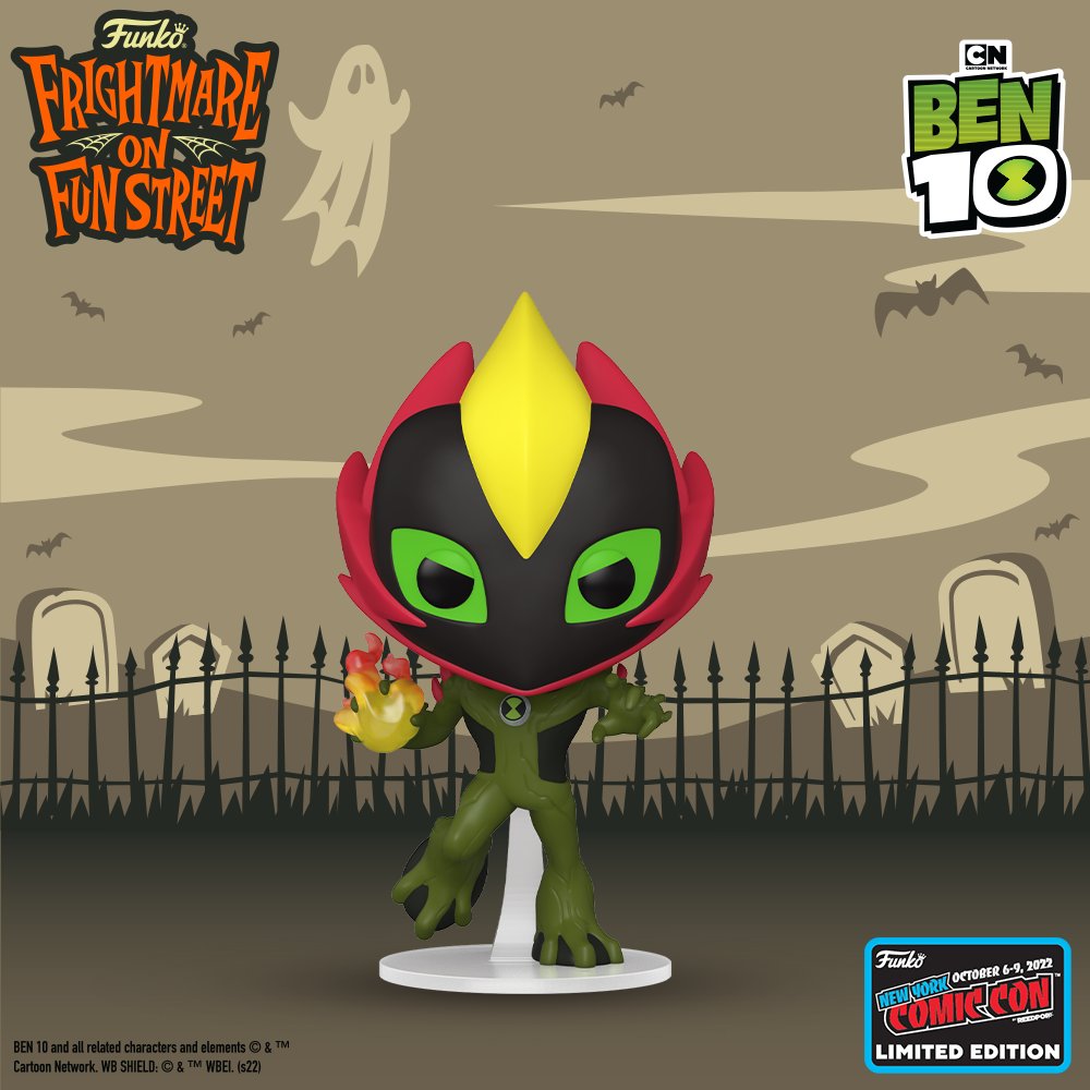 POP! Animation: Ben 10 Alien Force – Swampfire (Fall Convention 2022 Shared Sticker)