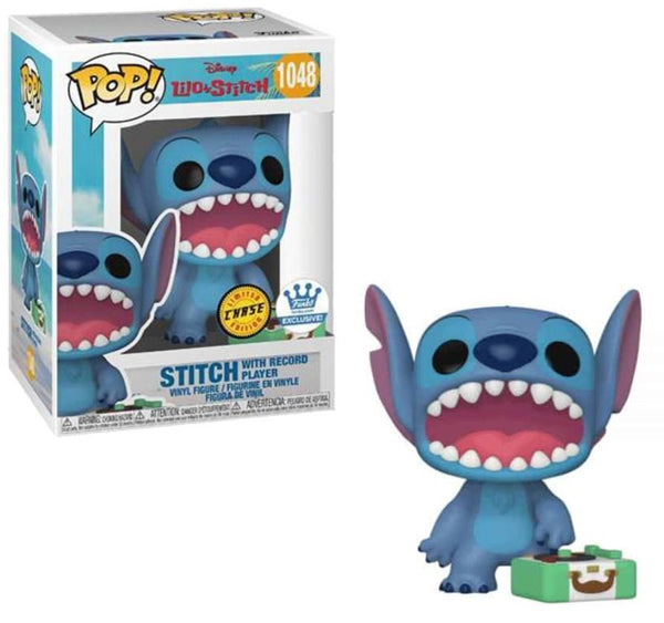 POP! Disney: Disney - Stitch with Record Player (Chase) Funko Shop Exclusive
