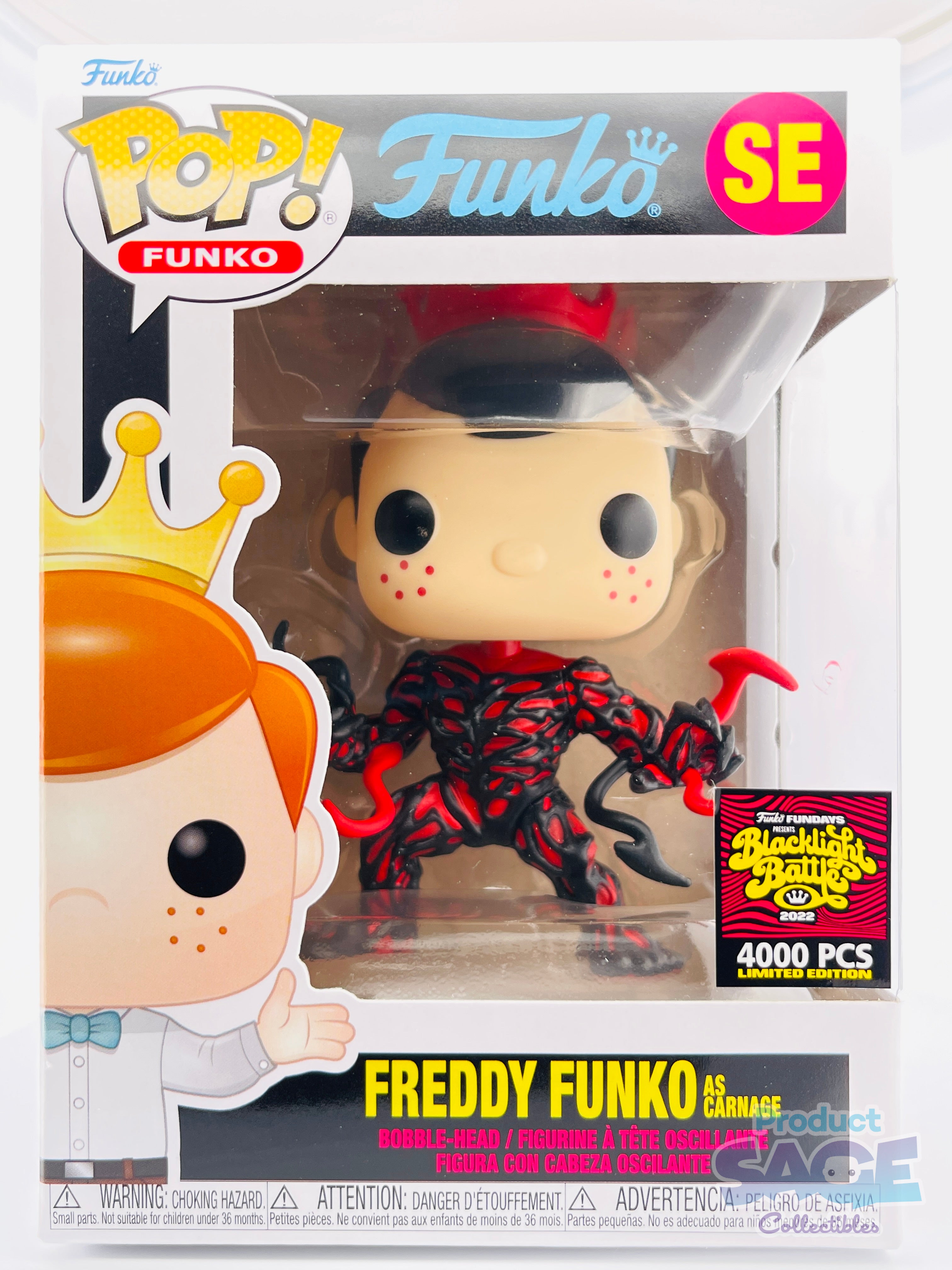 Funko POP! Freddy Funko As Carnage Fundays Box popular of Fun 2022 LE 4000