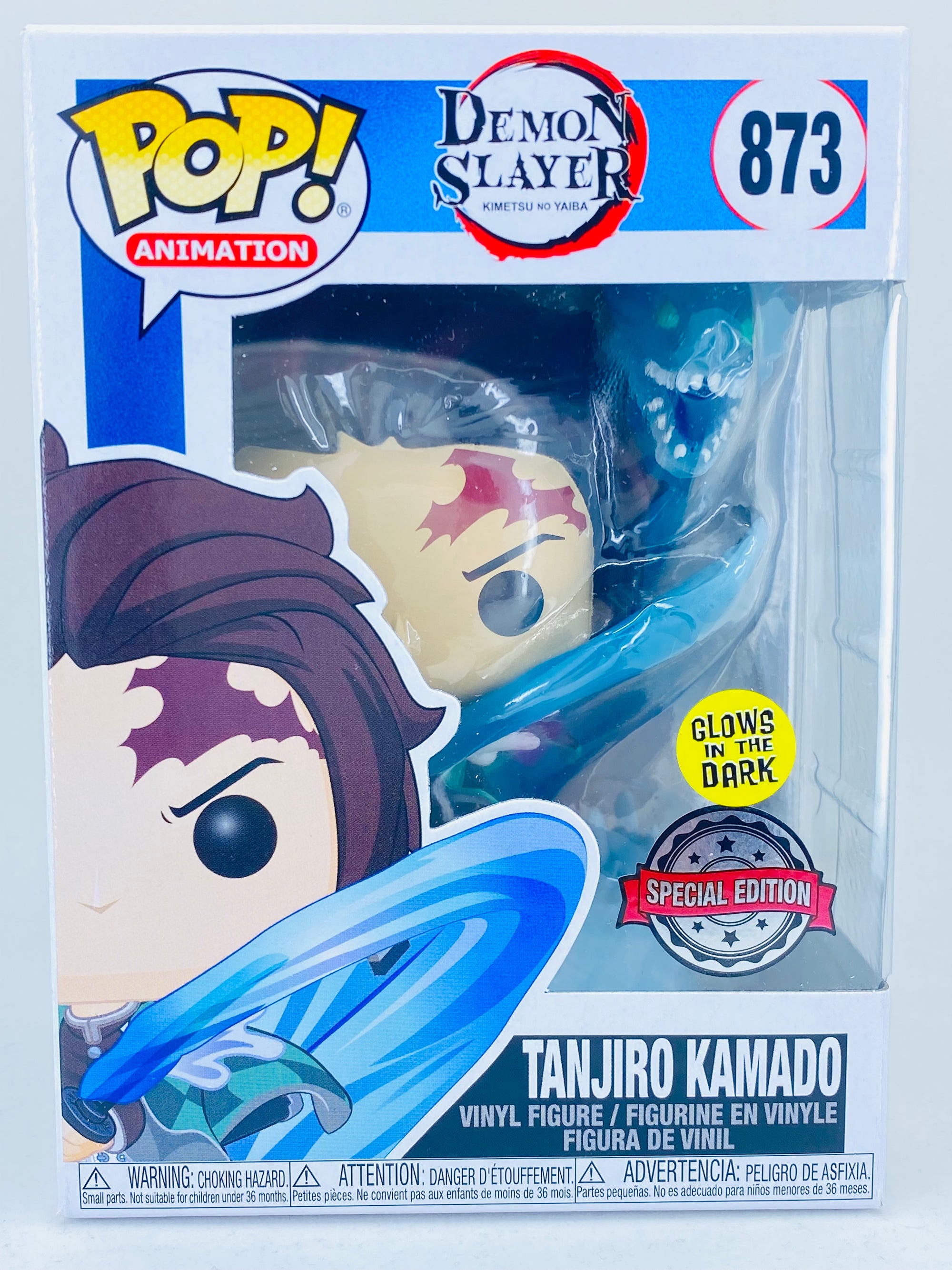 Demon Slayer - Tanjiro w/Water Dragon - Glows in the dark! (Special Edition)