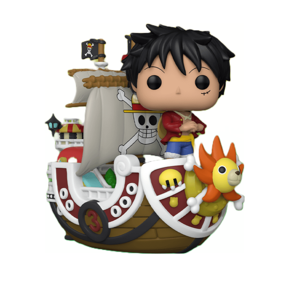 POP! Rides Super Deluxe: One Piece - Luffy with Thousand Sunny! Winter Convention 2022 Exclusive (Shared Sticker)
