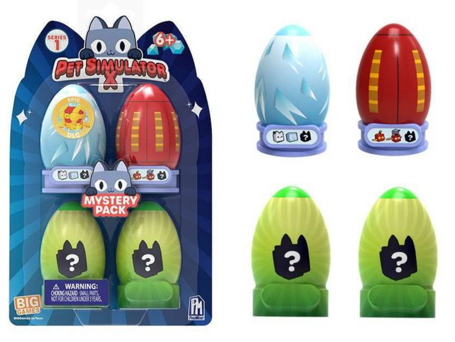 Pet Simulator X Series 1 (4 Pack) Mystery Egg + Epic DLC Code