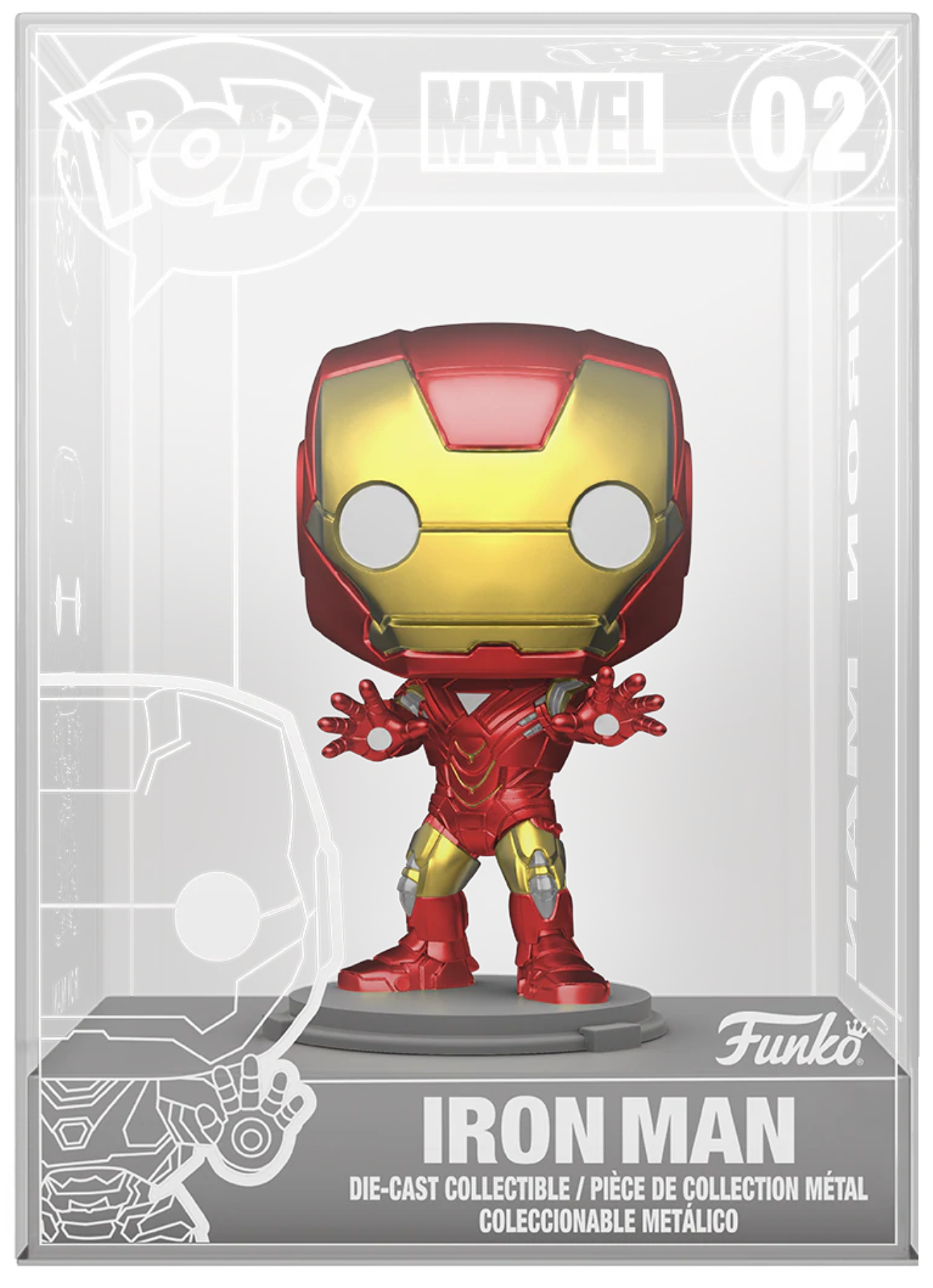 POP! Marvel : Iron Man Die Cast (Funko Shop Exclusive)