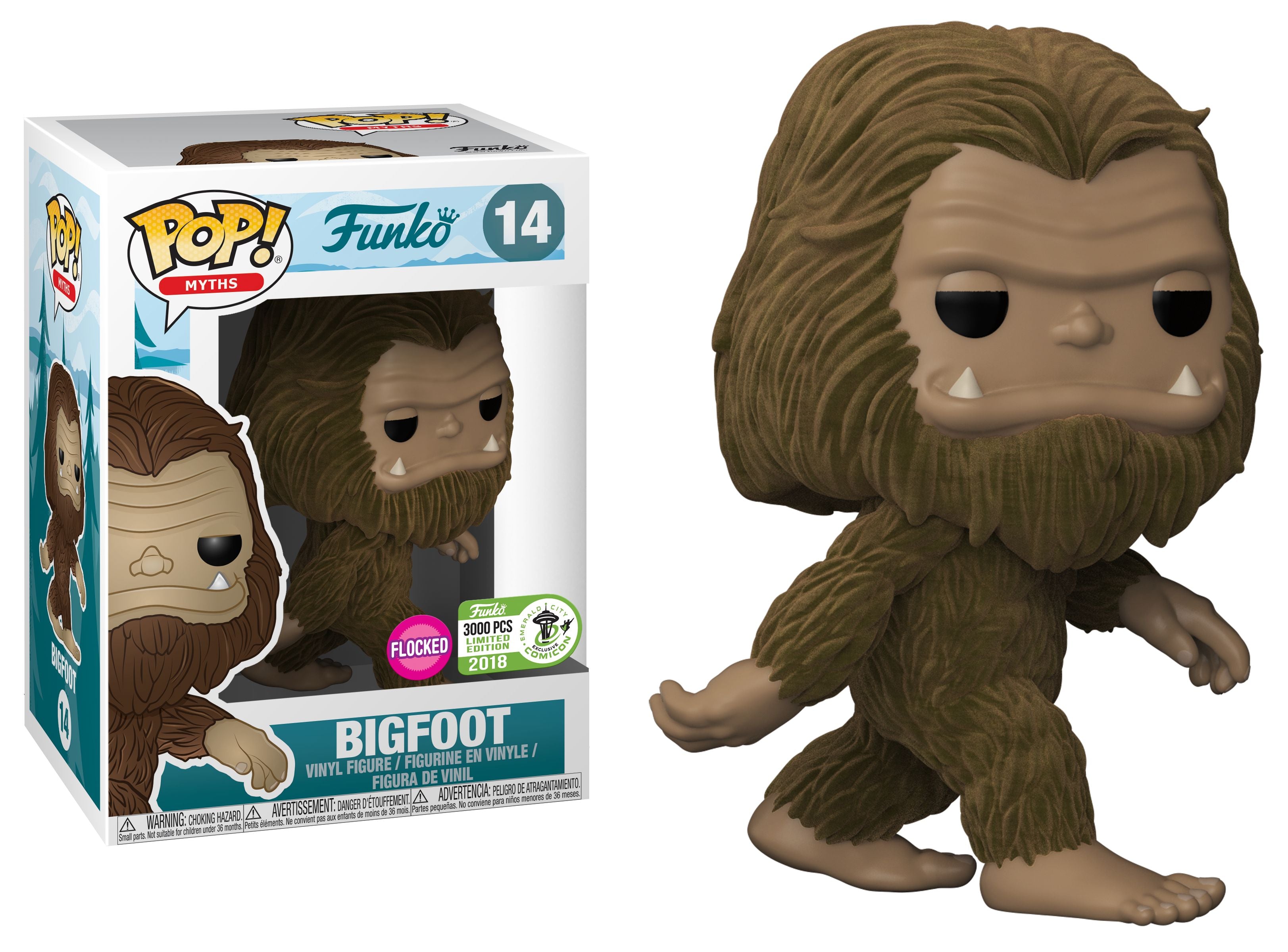 Funko POP! Myths: Bigfoot (Flocked) ECCC 2018